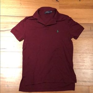 Burgundy - Ralph Lauren polo - size S